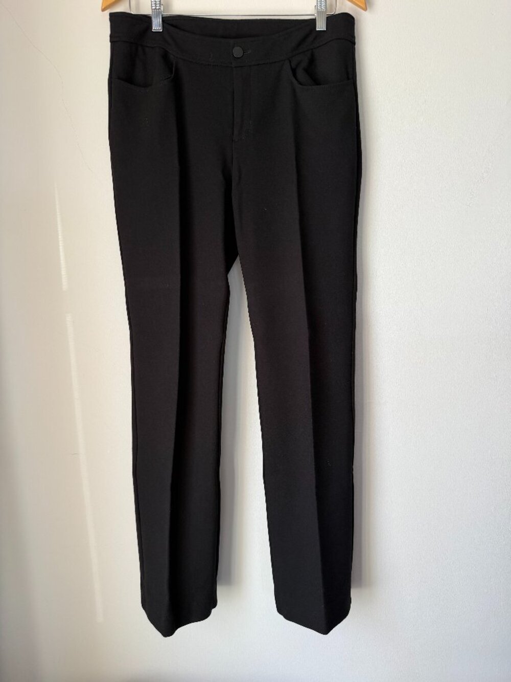 Anne Klein Size 10 Black Women's Trousers Stretch